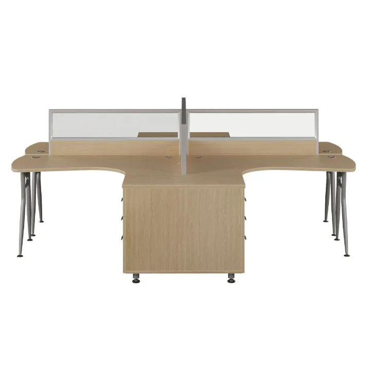 CỤM BÀN LÀM VIỆC 4 CHỖ HRMD04